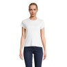 Camiseta acanalada de mujer Sara