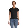 Camiseta acanalada de mujer Sara