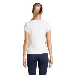 Camiseta acanalada de mujer Sara