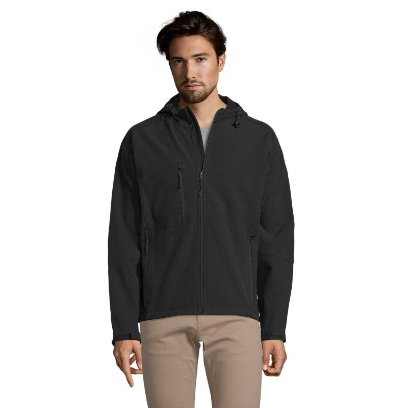 Chaqueta softshell con capucha de hombre Replay