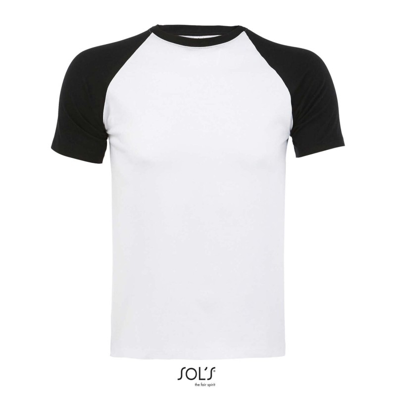 Camiseta bicolor de hombre Funky