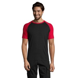 Camiseta bicolor de hombre Funky
