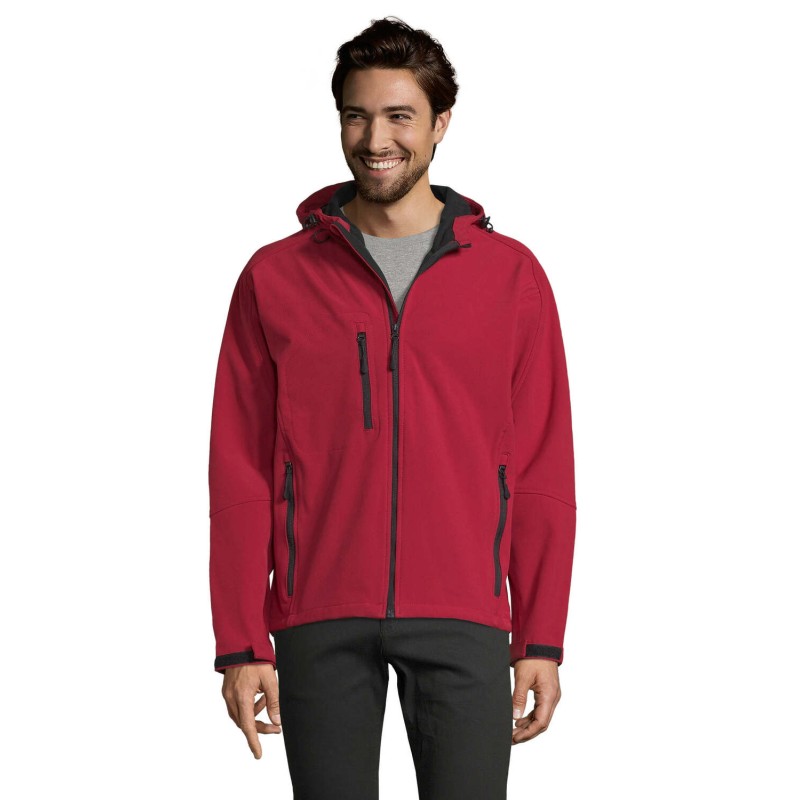 Chaqueta softshell con capucha de hombre Replay