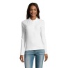 Polo de manga larga de mujer Podium