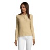 Polo de manga larga de mujer Podium