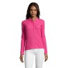 Polo de manga larga de mujer Podium