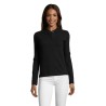 Polo de manga larga de mujer Podium