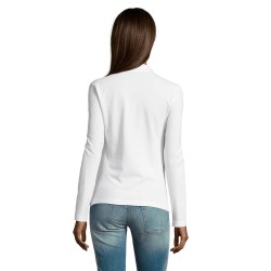 Polo de manga larga de mujer Podium