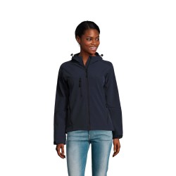 Chaqueta softshell con capucha de mujer Replay