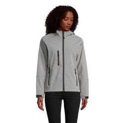 Chaqueta softshell con capucha de mujer Replay