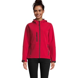Chaqueta softshell con capucha de mujer Replay
