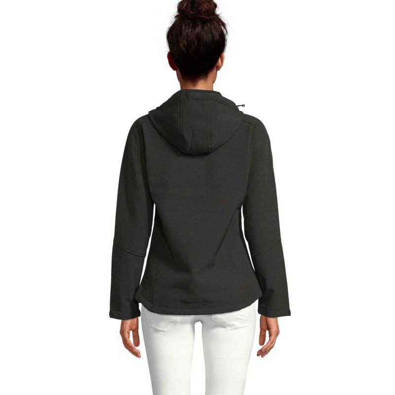 Chaqueta softshell con capucha de mujer Replay