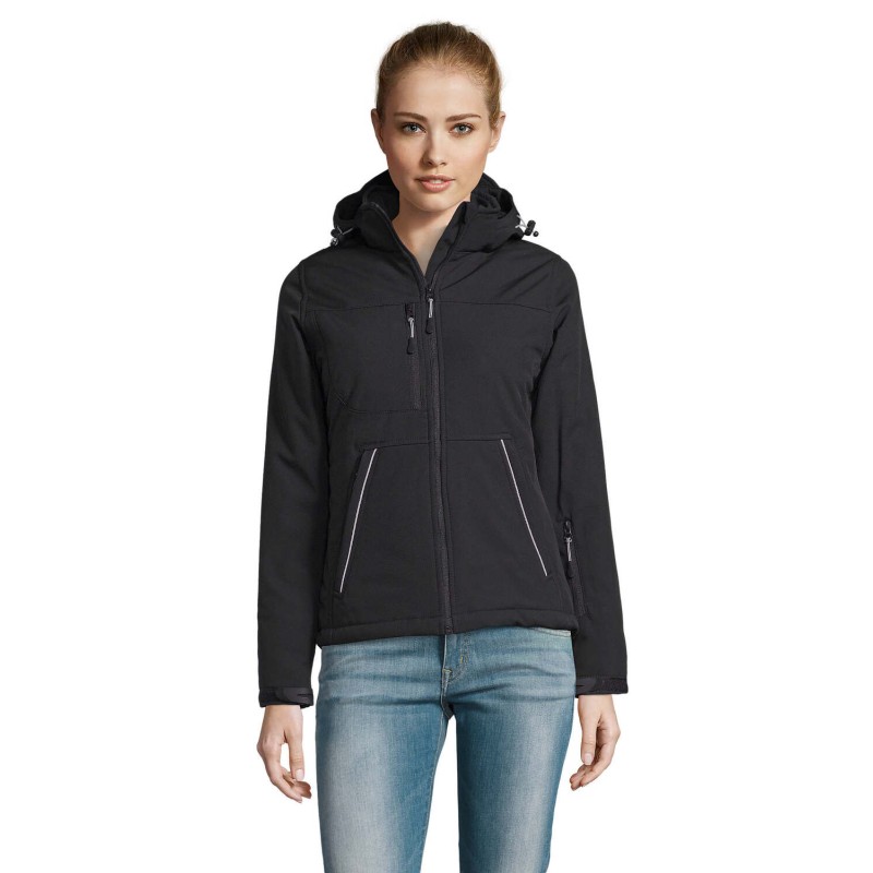 Chaqueta softshell acolchada de mujer Rock