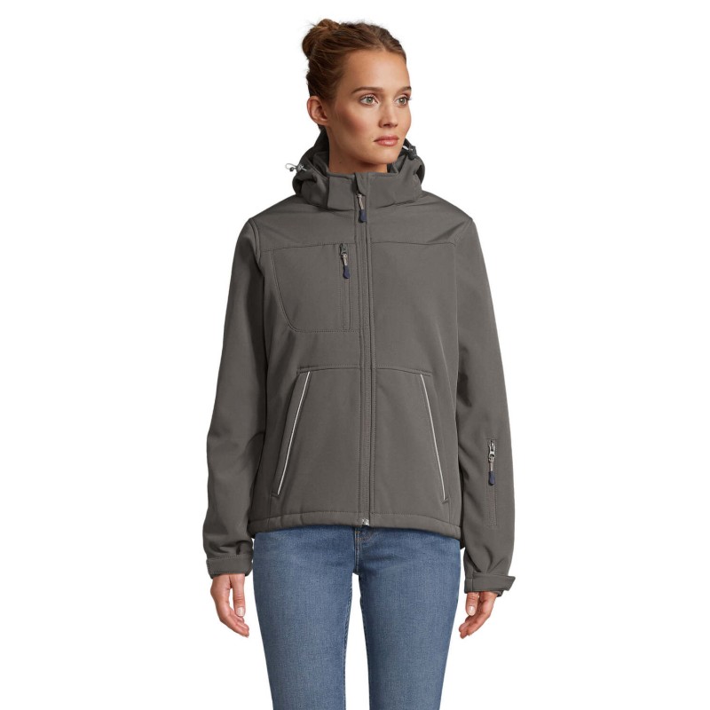 Chaqueta softshell acolchada de mujer Rock