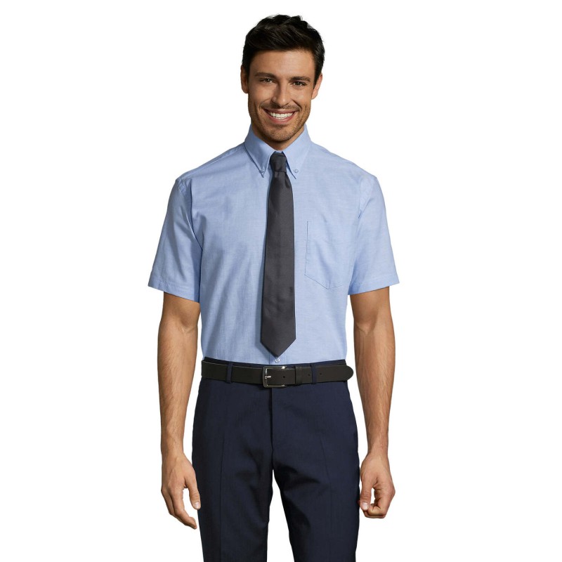 Camisa Oxford de manga corta de hombre Brisbane