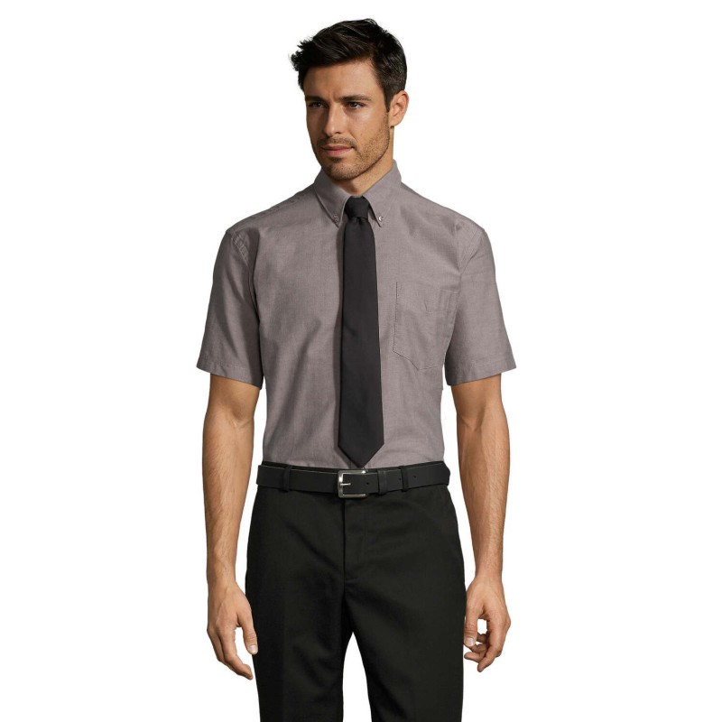 Camisa Oxford de manga corta de hombre Brisbane