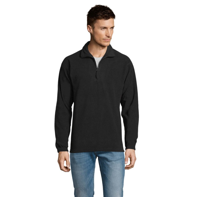 Sudadera polar con media cremallera Ness