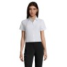 Camisa Oxford de manga corta de mujer Elite