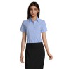 Camisa Oxford de manga corta de mujer Elite