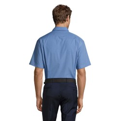 Camisa de popelina de manga corta de hombre Bristol