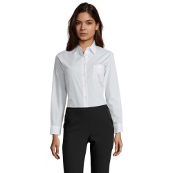Camisa de popelina de mujer...