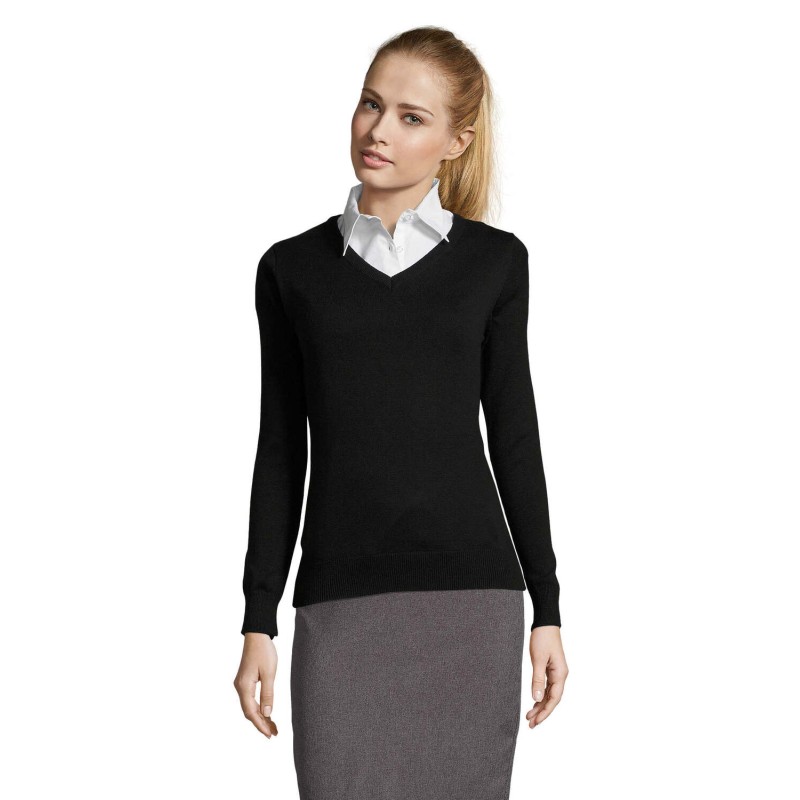 Jersey de cuello de pico de mujer Galaxy