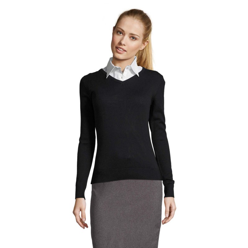 Jersey de cuello de pico de mujer Galaxy