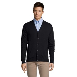 Cárdigan de cuello de pico de hombre Golden