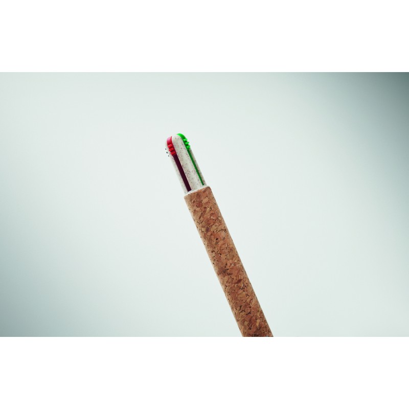 Bolígrafo de corcho de 4 colores Arbocho