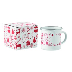 Taza esmaltada navideña Seasomel 300 ml