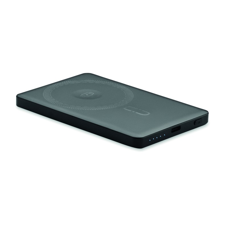 Powerbank magnético de aluminio reciclado Core 5000 mAh