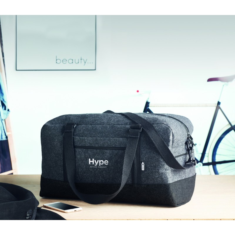 Bolsa de fin de semana de fieltro RPET Indico Bag
