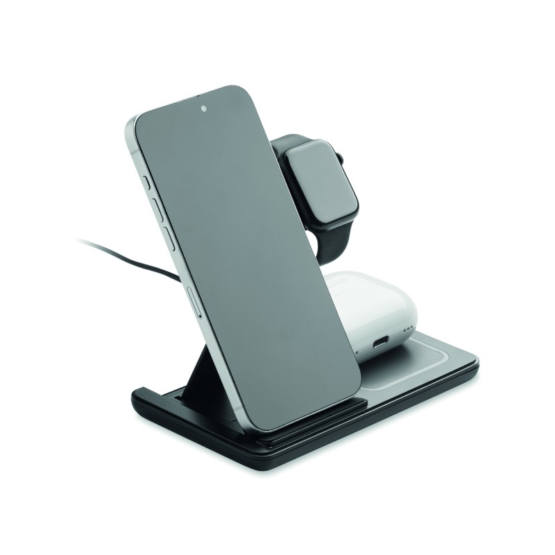 Cargador inalámbrico plegable 3 en 1 Dock3