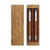 Set de bolígrafo y portaminas de acacia Jakarta Set
