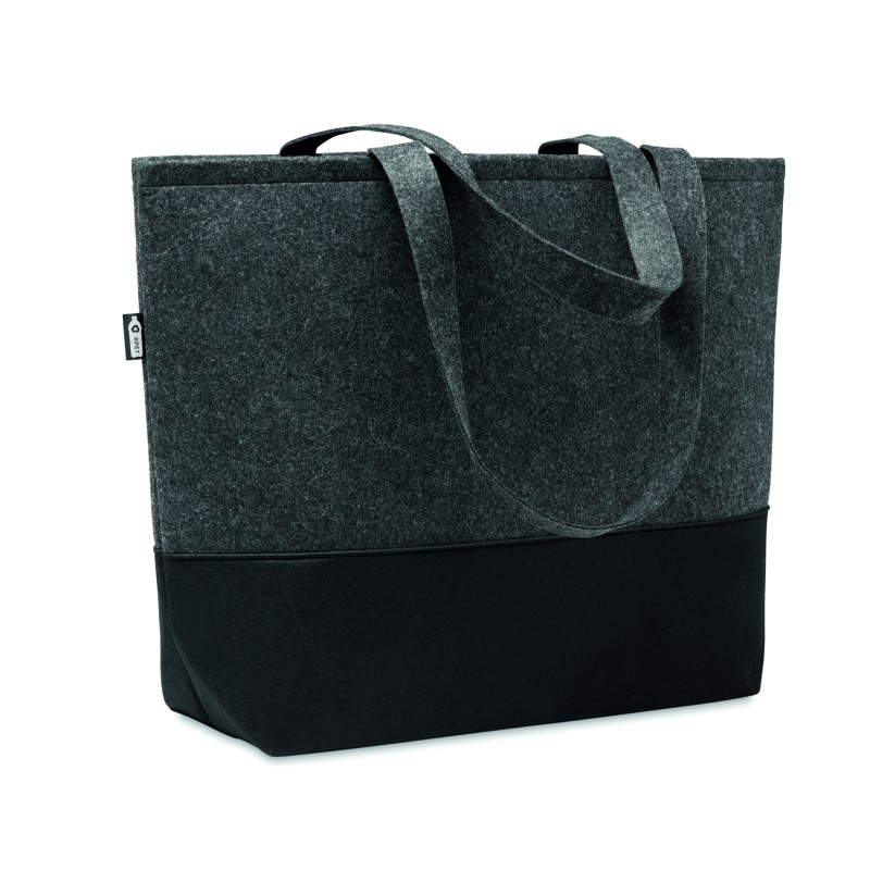Bolsa de la compra de fieltro RPET Duo Indico