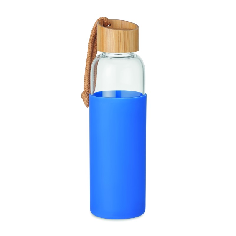 Botella de vidrio con funda de silicona Chai 500 ml