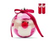 Calcetines de Papá Noel en bola navideña Snug M