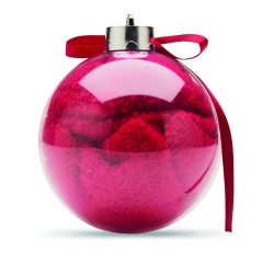 Calcetines de Papá Noel en bola navideña Snug L